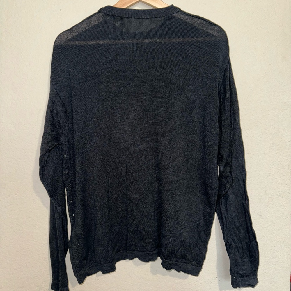 Mens vintage Bachrach Medium black and white long sleeve shirt - Picture 4 of 6